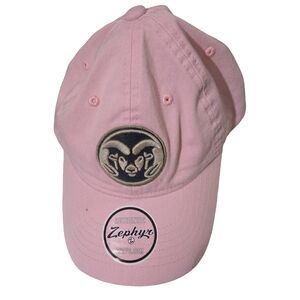 Zephyr Light Pink Kids Hat with Embroidered Logo